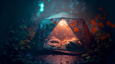 🌧A Quiet Sleep in the Rain: An Adventure in a Forgotten Tent in the Middle of the Woods - YouTube