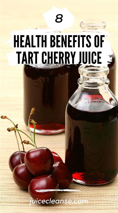 8 Health Benefits of Tart Cherry Juice | JuiceCleanse.com | Tart cherry ...