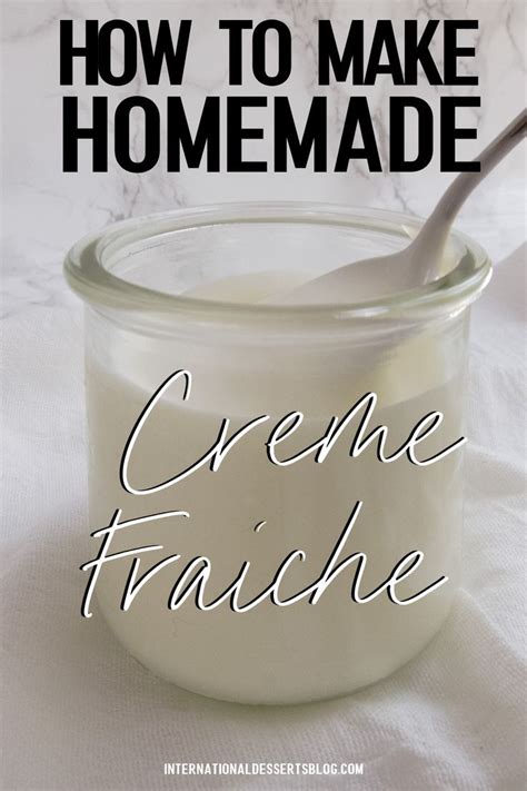 This crème fraiche recipe is so simple! There are so many uses for ...