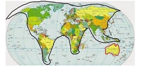 World Map Is A Cat - Map