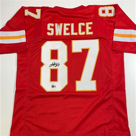 Travis Kelce Signed 'Swelce' Jersey for Kansas City Chiefs Fan Auction ...