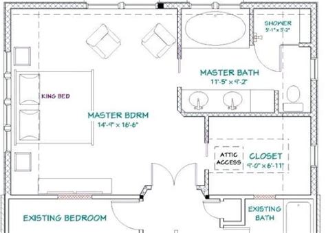 Master Bedroom With Master Bathroom Floor Plans – Flooring Ideas