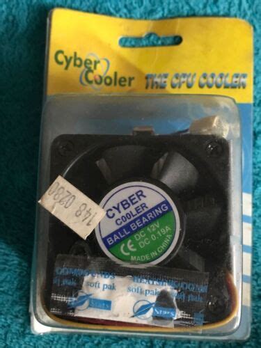 Cyber Cooler Ball Bearing CPU Cooler Fan PIII, FC-PGA AMD Socket A 462 ...