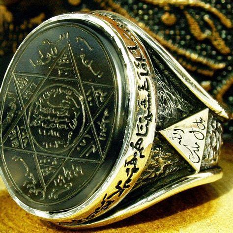 Seal of Solomon Ring,Solomon The Magnificent Ring,Mevlevi Ring,Surah Ring,Verse Ring,Talisman ...