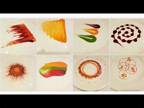 Types of Colorful Plating techniques | Part 1| Art on the plate| By MONIKA TALWAR - YouTube