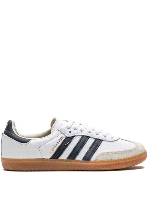 Adidas Samba "Sporty & Rich - White/Black" Sneakers | White | FARFETCH TH