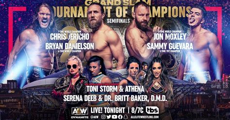 AEW Dynamite Preview: Grand Slam Tournament of Champions Continues