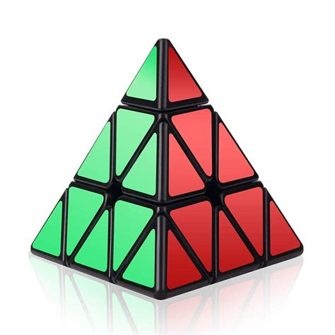 Roxenda Pyramid Cube, 3x3x3 Pyramid Speed Cube Triangle Magic Cube Puzzle - ROXENDA