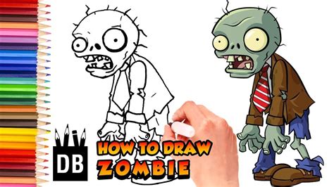 How To Draw A Zombie From Plants Vs Zombies Easy Drawings Drawing | The Best Porn Website