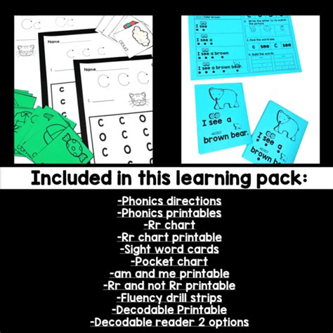 Letter Rr Activities HMH Structured Literacy OG Printables Center Kinder - Sharing Kindergarten