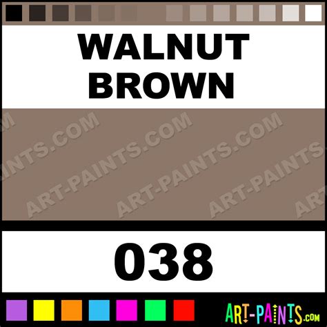 Walnut Brown Finest Extra Soft Pastel Paints - 038 - Walnut Brown Paint ...