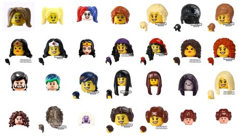 Lego hair pieces - Minifig Customisation Workshop - Eurobricks Forums