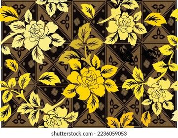 Batik Indonesian Technique Waxresist Dyeing Applied Stock Vector (Royalty Free) 2236059053 ...