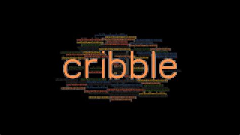 Cribble Past Tense: Verb Forms, Conjugate CRIBBLE - GrammarTOP.com