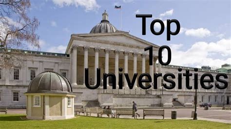 Top 10 UK Universities | Meet the UK's Top Universities | 2022 - YouTube