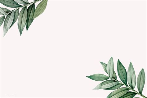 Tropical botanic leaves background illustration | premium image by rawpixel.com / Aum / Kappy ...