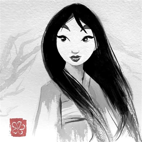 Mulan - Childhood Animated Movie Heroines Fan Art (41582496) - Fanpop