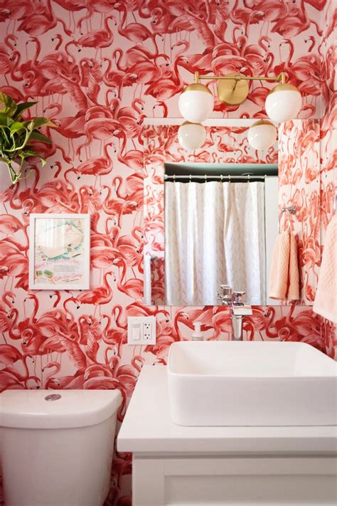 Mid-Century Resort Inspired Flamingo Bathroom Refresh – Melodrama ...