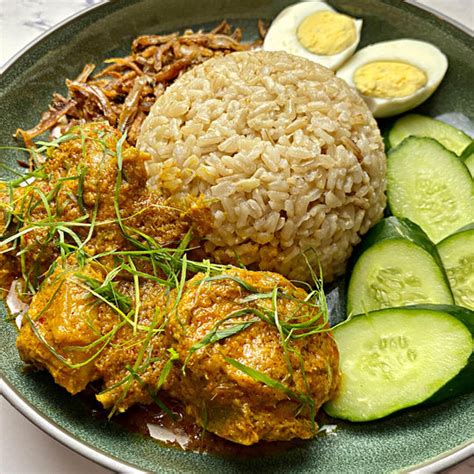 Nasi Lemak Rendang Ayam – Radiant Whole Food