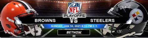 Cleveland Browns vs Pittsburgh Steelers 01/10/2021 Odds Football Betting