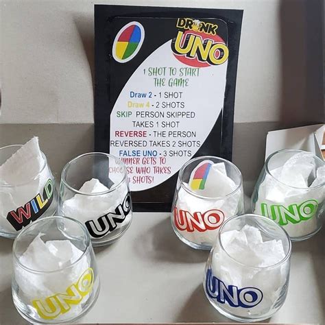 Uno drinking game | Etsy