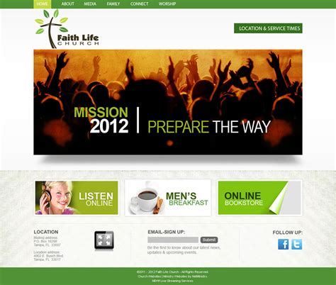 Church Website Design and Church Logo Design