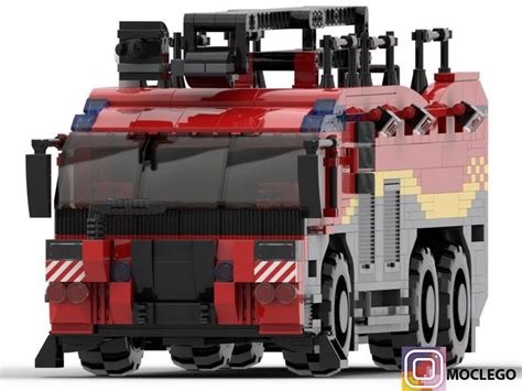 Airport fire engine rescue | Lego city fire truck, Lego fire, Lego technic