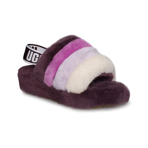 UGG Fluff Yeah Slide Port Multi Slippers - Women's - MyCozyBoots