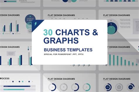 Graphs and Charts for PowerPoint - Design Template Place