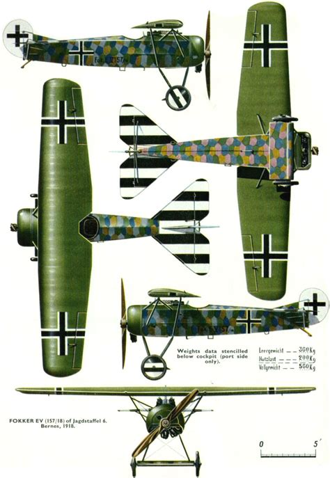 Fokker D.VIII/E.V | Germany (WWI) | Jasta 6, JG I | Fokker E.V | 157/18 ...