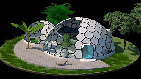 Dome House Biodomes - Merged domes - Futuristic Architecture Dome homes | Productontwerp, Huis ...