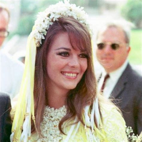 Natalie on her wedding day in 1969. - Natalie Wood