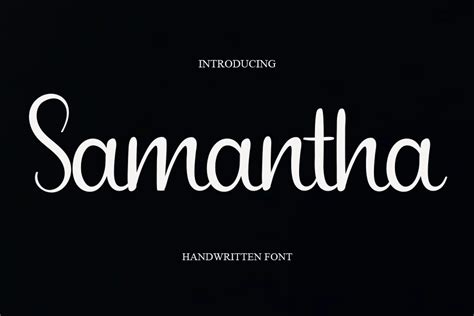 Samantha Font by janurmasahmad · Creative Fabrica