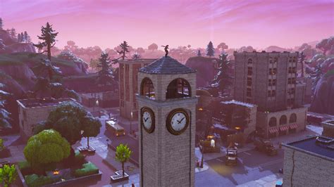 Fortnite: Where to Dance on Top of a Clock Tower, Pink Tree, and Giant Porcelain Throne | Tips ...