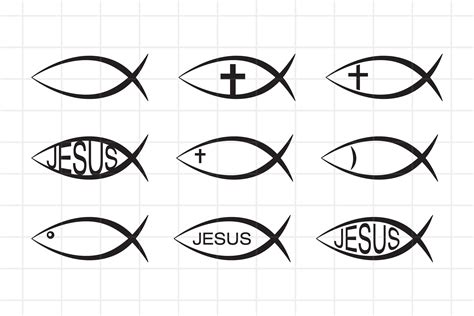 Jesus Fish Religious Cuttable Svg And Printable Png File | My XXX Hot Girl