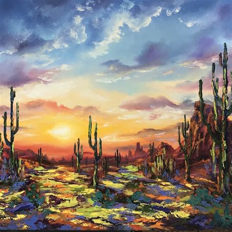 Sonoran Desert Landscape - Etsy