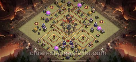 Best Max Levels War Base TH10 with Link, Anti Everything 2023 - Town Hall Level 10 CWL Base Copy ...