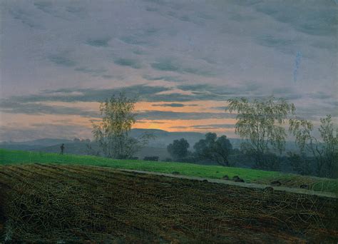 Plowed field, c.1830 - Caspar David Friedrich - WikiArt.org