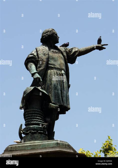 Statue of Christopher Columbus Stock Photo - Alamy