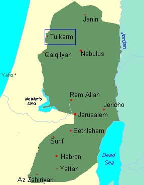 Tulkarm Map