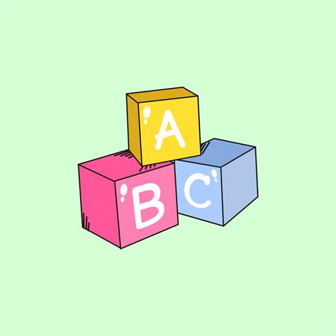 Alphabet Box vector illustration 9652016 Vector Art at Vecteezy