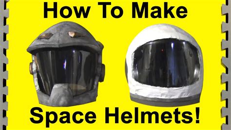 How To Make Space Helmets (Movies / Halloween) - YouTube