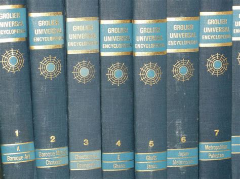 1965 Grolier Universal Encyclopedia Set of 10 | #1789853067