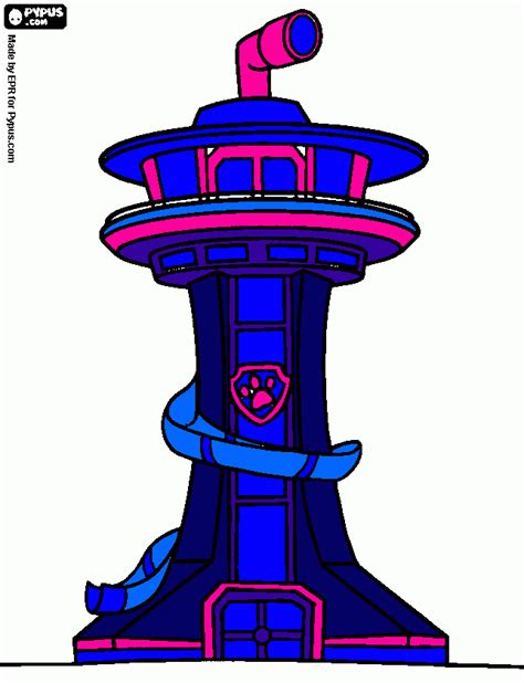 Printable Paw Patrol Lookout Tower - prntbl.concejomunicipaldechinu.gov.co