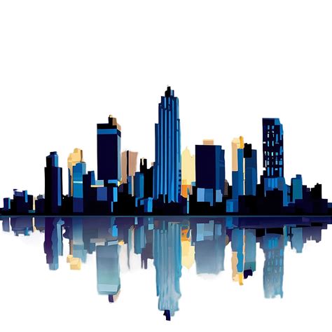 Download Pixelated City Skyline Png 96 | Wallpapers.com