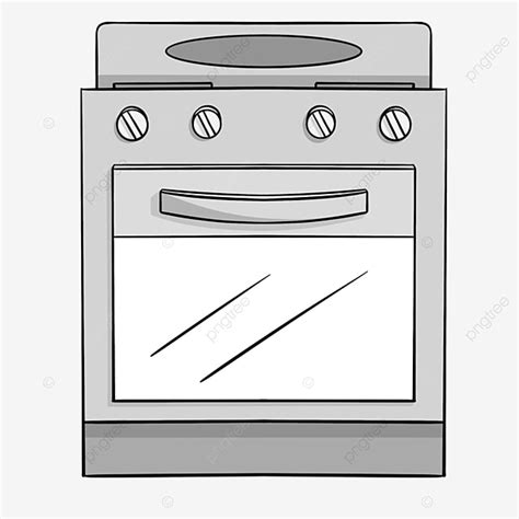 Gray Line Clipart Vector, Gray Line Cartoon Oven Clipart, Gray, Line, Oven PNG Image For Free ...