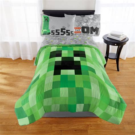 Minecraft Twin or Full Bedding Comforter, 1 Each - Walmart.com - Walmart.com