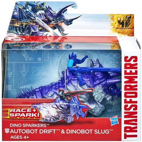 Transformers Age of Extinction Dino Sparkers Autobot Drift Dinobt Slug ...