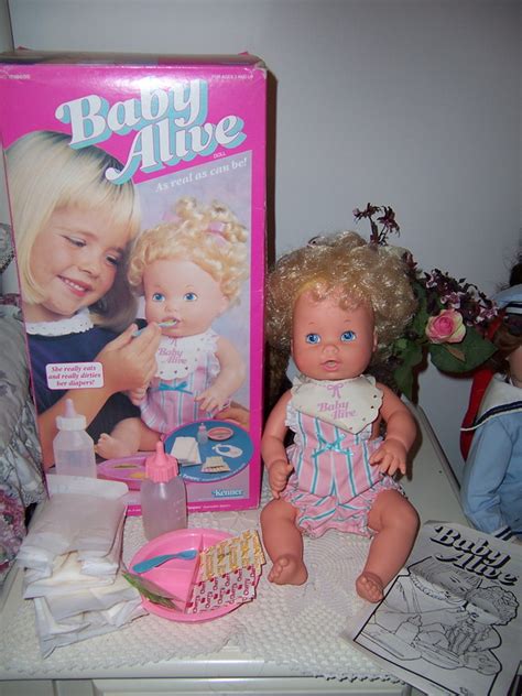 Kenner doll Baby Alive 1990 Original box - VINTAGE DOLLS ORIGINAL BOXES ...