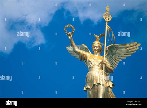 Statue of Nike, Goddess Of Victory, Berlin, Germany Stock Photo - Alamy